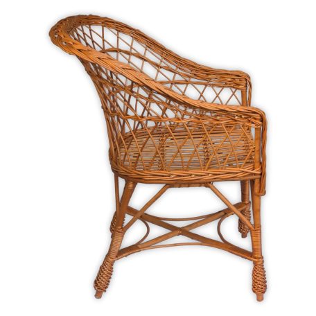Fonott rattan fotel