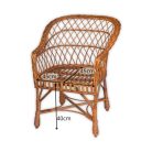 Fonott rattan fotel