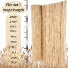 Erkély árnyékoló nádszövet 100x300 cm