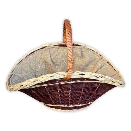 Kandalló kosár béléssel 62x40x25(42)cm