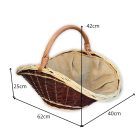 Kandalló kosár béléssel 62x40x25(42)cm