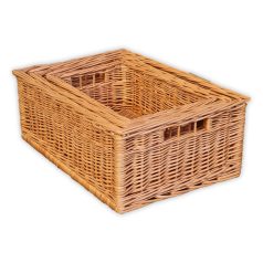 Fonott tároló polckosár több méretben