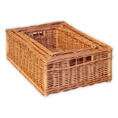 Fonott tároló polckosár több méretben