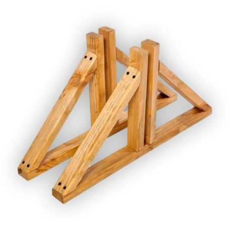 Screen leg with 35mm spacing