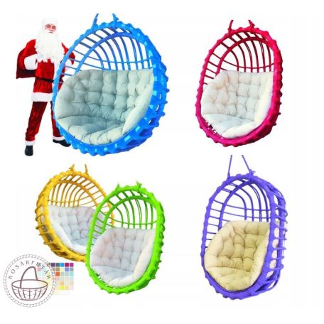 Hanging chair (oval) with cushion
