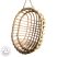 Hanging chair (oval) with cushion