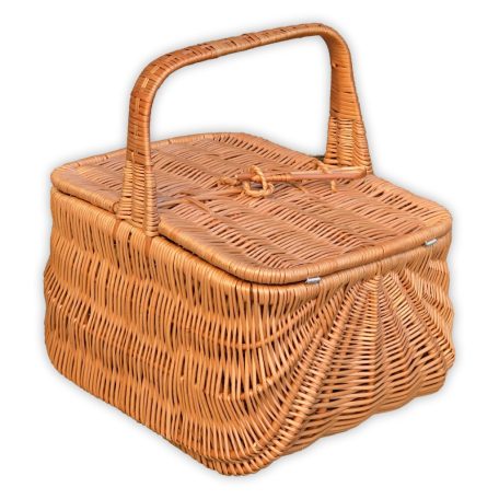 Piknik kosár 43x32x25(40)cm