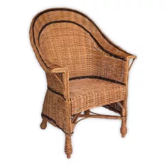 Wicker armchair 