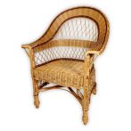 Wicker armchair (several colours)