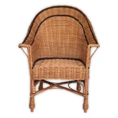 Wicker armchair 