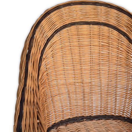 Fonott vessző fotel 