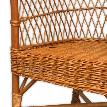 Fonott rattan fotel