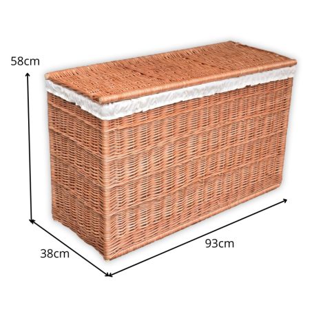 Bettwäsche-Aufbewahrungstruhe, 93×38×58cm