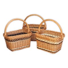 Bevásárló kosár 40x27x22(42)cm