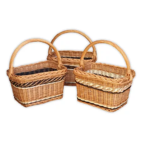 Bevásárló kosár 40x27x22(42)cm