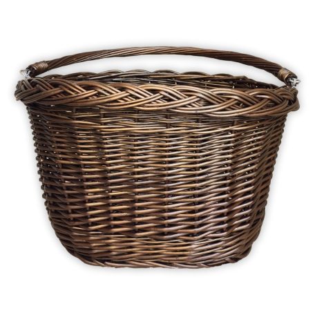 Brauner Fahrradkorb 40x30x23/28cm