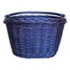 Kék kerékpár kosár 40x30x23/28cm