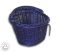 Blue bicycle basket 40x30x23/28cm