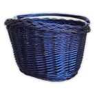 Kék kerékpár kosár 40x30x23/28cm