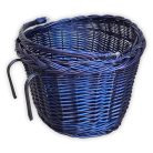 Kék kerékpár kosár 40x30x23/28cm