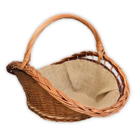 Kandalló kosár béléssel 70x45x28(48)cm