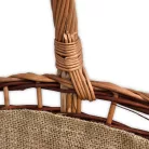 Kandalló kosár béléssel 70x45x28(48)cm