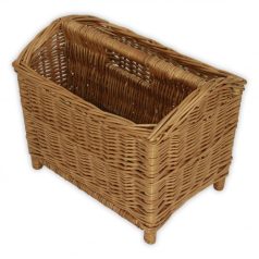 Braided newspaper holder