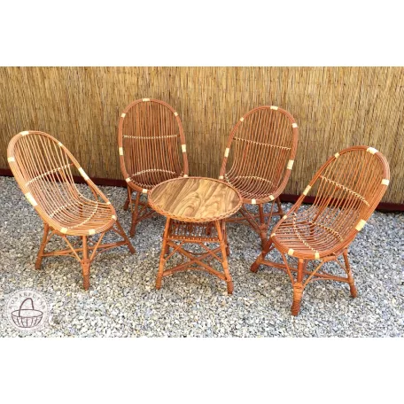 Armchair set with optional table