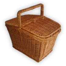 Picnic basket square 34x26x22(32)cm