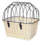 Fehér Cica-kutya szállító kerékpárra S 