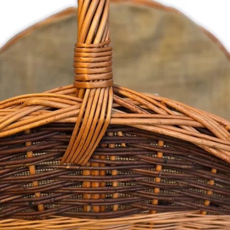 Kandalló kosár béléssel 62x45x24(45)cm