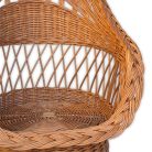 Woven wicker armchair smaller 