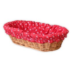 Basket with lining 30x15x7cm