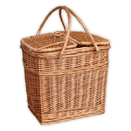 Piknik kosár dupla füllel