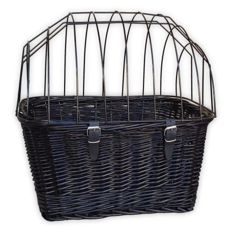 Fekete Cica-kutya szállító kerékpárra S 