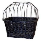 Fekete Cica-kutya szállító kerékpárra S 