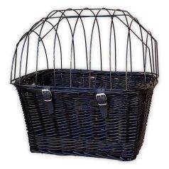 Fekete Cica-kutya szállító kerékpárra S 