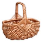 Gyerek kiskosár (natúr, fehér)