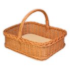 Sarkított karos kosár 50x37x15(34)cm