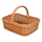 Angular basket with high handle 53x37x17(36)cm