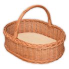 Angular basket with high handle 50x39x15(36)cm