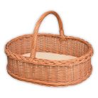 Angular basket with high handle 50x39x15(36)cm