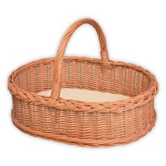 Angular basket with high handle 50x39x15(36)cm