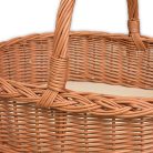 Angular basket with high handle 50x39x15(36)cm