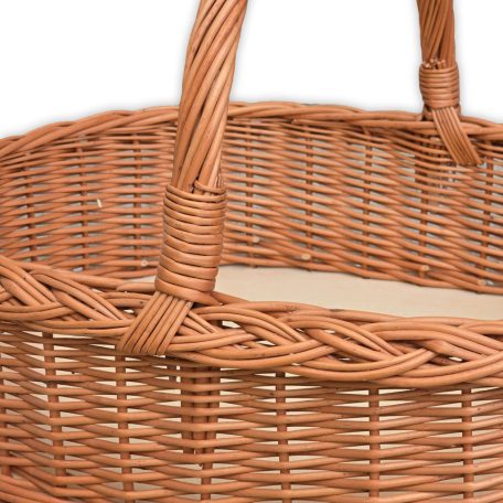 Angular basket with high handle 50x39x15(36)cm