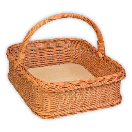 Sarkított karos kosár 50x37x15(34)cm