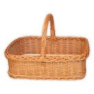 Sarkított karos kosár 50x37x15(34)cm