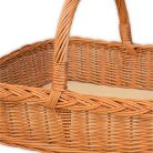 Sarkított karos kosár 50x37x15(34)cm