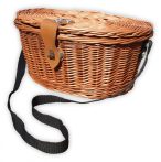 Mushroom basket with shoulder strap