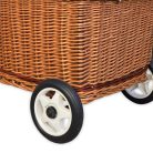 Fonott kerekes bevásárlókocsi 